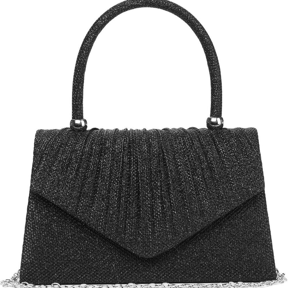 Sparkly Evening Clutch Bag for Women – Elegant Crossbody Shoulder Purse